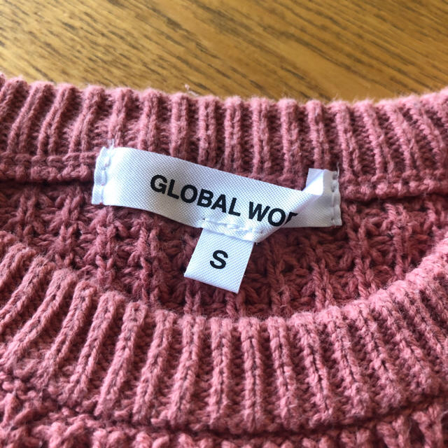 GLOBAL WORK(グローバルワーク)のGLOBAL WORK ニット セーター　Sサイズ キッズ/ベビー/マタニティのキッズ服女の子用(90cm~)(ニット)の商品写真