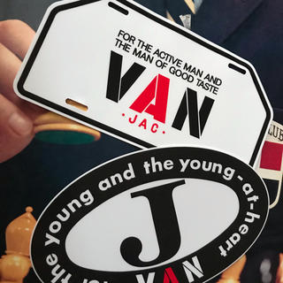 ヴァンヂャケット(VAN Jacket)の VANステッカー2枚セット　耐候性良好　貴重(ステッカー)