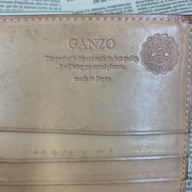 GANZO   ガンゾ  長財布　 財布  コードバン　ヌメ革