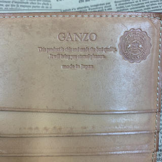 ガンゾ(GANZO)のGANZO   ガンゾ  長財布　 財布  コードバン　ヌメ革  (長財布)