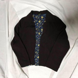 デプト(DEPT)の最終値下 vintage リバティ リバーシブル wool コート カーディガン(シャツ/ブラウス(長袖/七分))