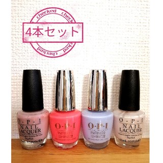 オーピーアイ(OPI)の【値下げしました】OPI ネイル 4本セット(マニキュア)