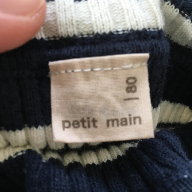 petit main(プティマイン)のプティマイン　タートルネック　80 キッズ/ベビー/マタニティのベビー服(~85cm)(ニット/セーター)の商品写真