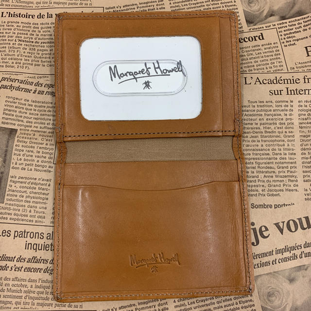 MARGARET HOWELL Margaret Howell カードケース パスケース 定期券入れ の通販 by にゃんにい マーガレット・ハウエル 定期・カードケース