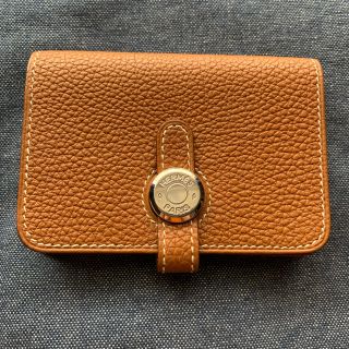 エルメス(Hermes)のエルメス ドゴン カードケース ゴールド(名刺入れ/定期入れ)