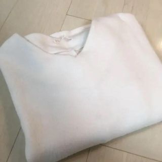 イッツデモ(ITS'DEMO)の専用　イッツデモ　ウールタッチ　ファブリックプルオーバー　ホワイト(ニット/セーター)