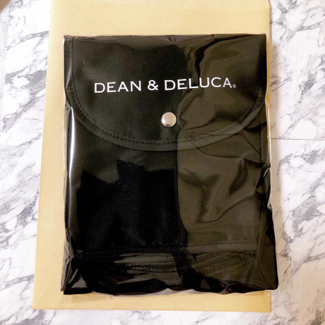 DEAN & DELUCA(ディーンアンドデルーカ)のDEAN&DELUCA ディーン＆デルーカ エコバッグ ブラック 黒 レディースのバッグ(エコバッグ)の商品写真