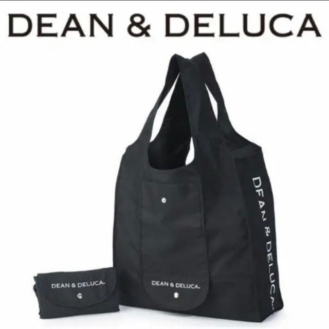 DEAN & DELUCA(ディーンアンドデルーカ)のDEAN&DELUCA ディーン＆デルーカ エコバッグ ブラック 黒 レディースのバッグ(エコバッグ)の商品写真
