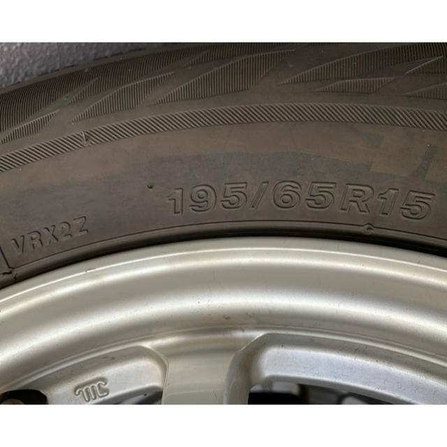 BRIDGESTONE(ブリヂストン)のOREO様専用　ブリザックVRX2 195/65R15 ホイール4本セット 自動車/バイクの自動車(タイヤ・ホイールセット)の商品写真