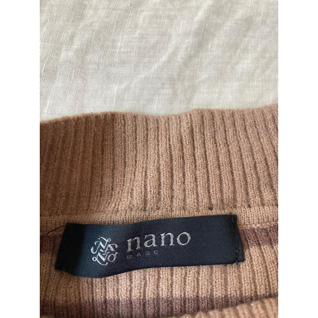 nano・universe(ナノユニバース)のナノユニバース　ボーダー　ニット レディースのトップス(ニット/セーター)の商品写真