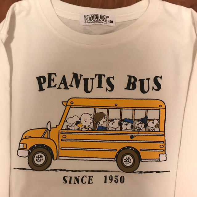 PEANUTS(ピーナッツ)のスヌーピー   ロングTシャツ　120㎝ キッズ/ベビー/マタニティのキッズ服男の子用(90cm~)(Tシャツ/カットソー)の商品写真