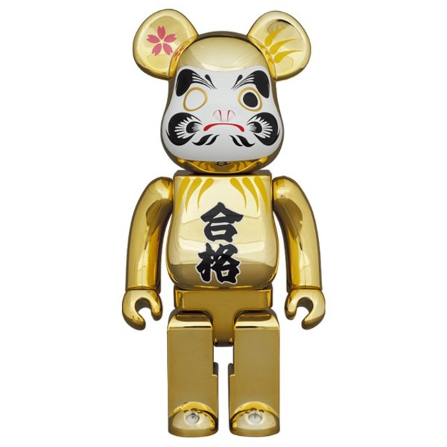 BE@RBRICK 達磨 合格 金メッキ 400% 　ベアブリックエンタメ/ホビー