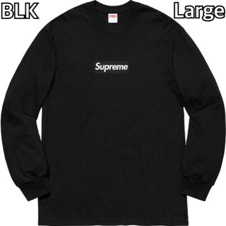 シュプリーム(Supreme)のSupreme Box Logo L/S Tee Black Large(Tシャツ/カットソー(七分/長袖))