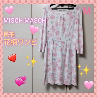 ミッシュマッシュ(MISCH MASCH)のミッシュマッシュ　 MISCH MASCH　 38　 M　 ワンピース　花柄(ひざ丈ワンピース)