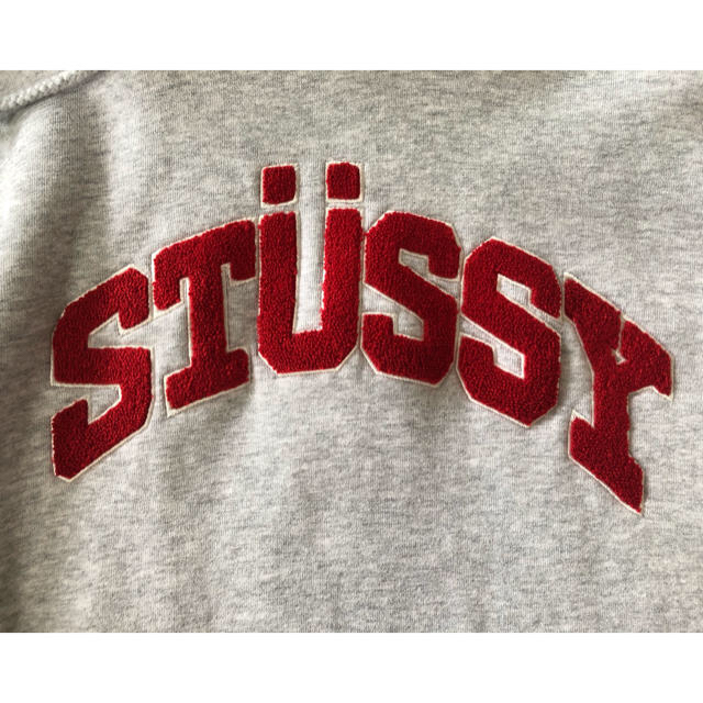 STUSSY Chenille Arch Applique Hood 2