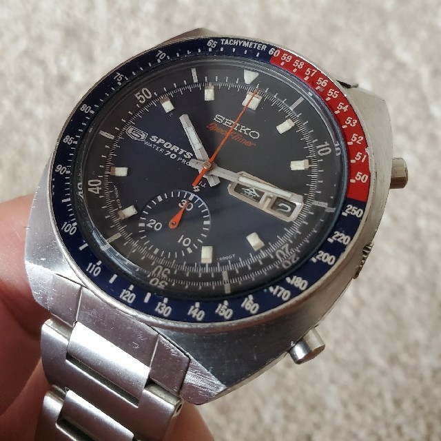 SEIKO(セイコー)のセイコー5スポーツ　スピードタイマー6139-6000 メンズの時計(腕時計(アナログ))の商品写真