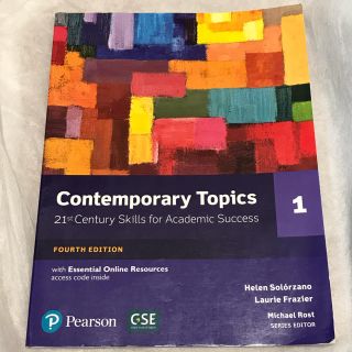 Contemporary Topics 1 with Essential Onl(洋書)