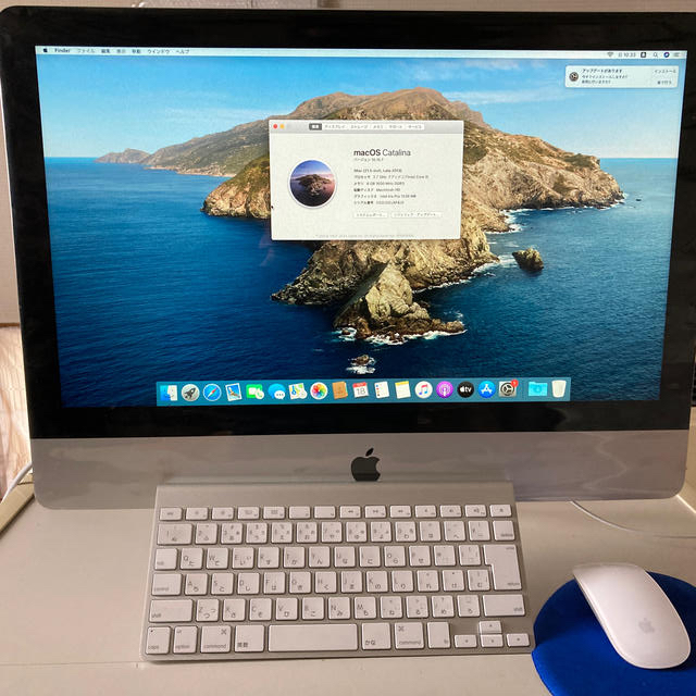 Mac (Apple)(マック)のiMac 2013late 21.5inch i5 8GB 美品 箱あり スマホ/家電/カメラのPC/タブレット(デスクトップ型PC)の商品写真