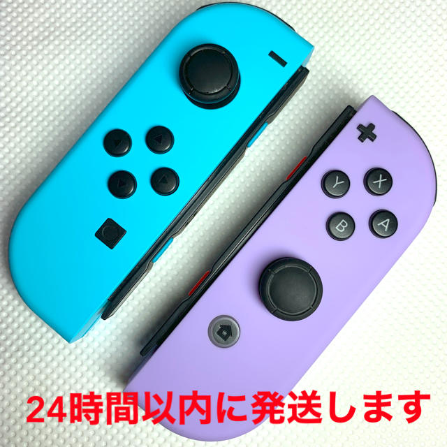 Nintendo Switch(ニンテンドースイッチ)のジョイコン　Joy-Con 左＆右セット　switch エンタメ/ホビーのゲームソフト/ゲーム機本体(家庭用ゲーム機本体)の商品写真