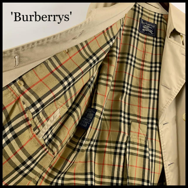 BURBERRY(バーバリー)のBURBERRY バーバリー トレンチコート ベージュ 袖・腰ベルト完備 美品 メンズのジャケット/アウター(トレンチコート)の商品写真