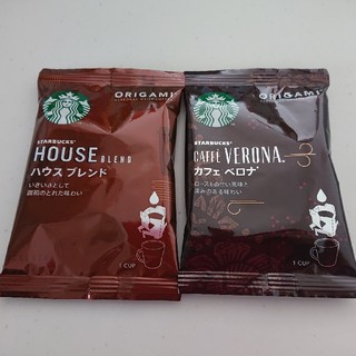 スターバックスコーヒー(Starbucks Coffee)のスタバ ドリップコーヒー 2種 オリガミ(コーヒー)