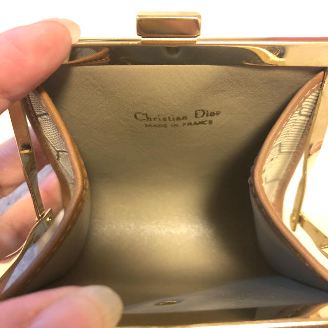 Christian Dior(クリスチャンディオール)のクリスチャンディオール☆がま口財布 美品 レディースのファッション小物(コインケース)の商品写真