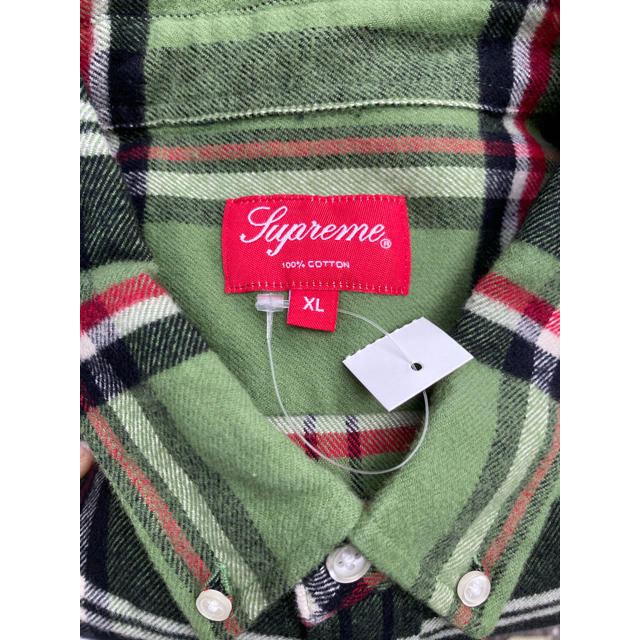 Supreme Tartan Flannel Shirt Green XL