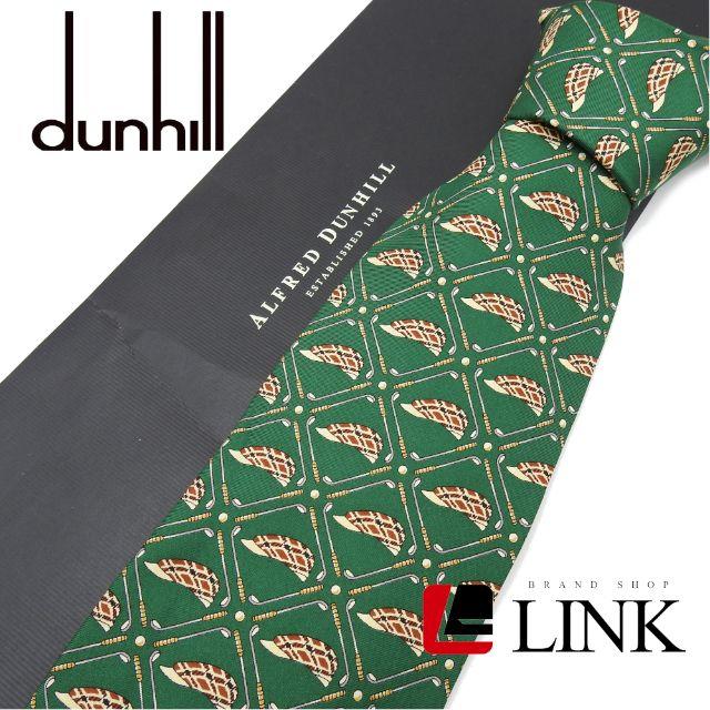 Dunhill(ダンヒル)の最高級シルク100%【美品】ダンヒル dunhill ネクタイ ゴルフ柄 メンズのファッション小物(ネクタイ)の商品写真