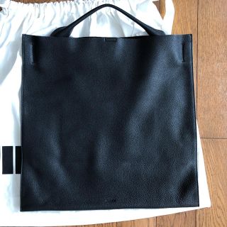 JILSANDER シャオ　 XIAO トートバッグ グレー レザー ロゴ