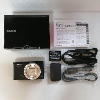 CASIO - カシオ EXILIM EX-ZR4100 ブラック 超広角19mmの通販 by