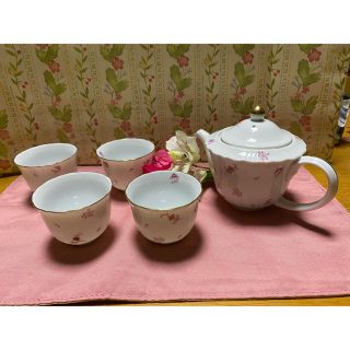 タチキチ(たち吉)のRICHFIELD たち吉 ティーポット&湯のみ茶碗4客(食器)