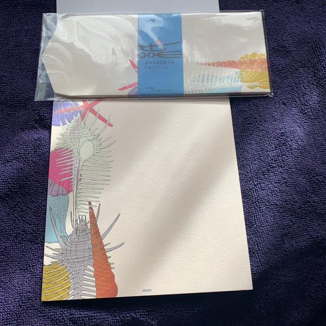 MIDORI レターセット　2セット　冬&夏 ハンドメイドの文具/ステーショナリー(カード/レター/ラッピング)の商品写真