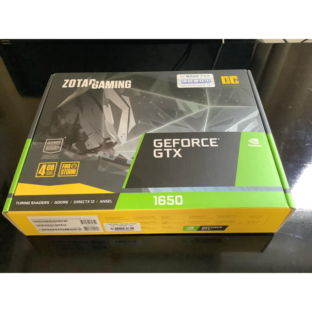 ZOTAC GAMING GeForce GTX 1650 OC GDDR6スマホ/家電/カメラ
