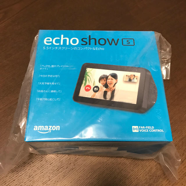 ECHO(エコー)のEcho Show 5 (エコーショー5) スクリーン付きスマートスピーカー スマホ/家電/カメラのスマホ/家電/カメラ その他(その他)の商品写真