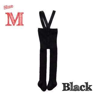 ベビーギャップ(babyGAP)のBlack M★サスペンダー付きタイツ(靴下/タイツ)