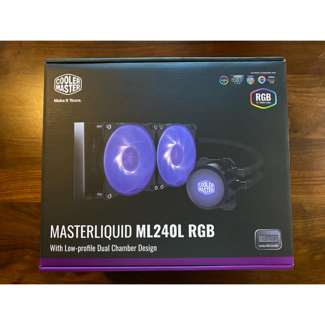 クーラーマスター MasterLiquid ML240L RGB CPUクーラー