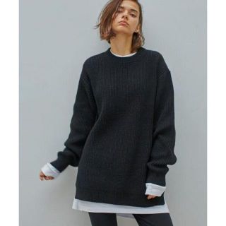 ビューティアンドユースユナイテッドアローズ(BEAUTY&YOUTH UNITED ARROWS)の＜monkey time＞ ∴ サイドジップ クルーネック ニット(ニット/セーター)