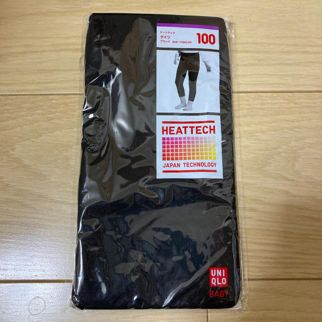 UNIQLO(ユニクロ)の新品　ヒートテック　タイツ　100 キッズ/ベビー/マタニティのこども用ファッション小物(靴下/タイツ)の商品写真