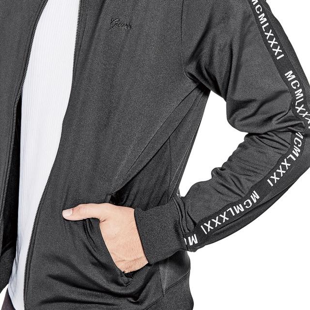 GUESS(ゲス)の新品★GUESS （ゲス）ジャージ素材　トラックジャケット　ブラック メンズのジャケット/アウター(その他)の商品写真