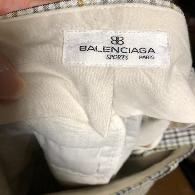 BALENCIAGA チェック スラックス パンツ 1