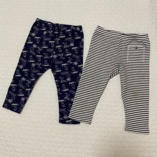 ユニクロ(UNIQLO)の【最終お値下げ】UNIQLO zara baby レギンス  2枚セット(パンツ)