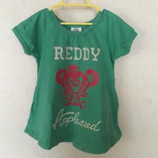 レディーアップルシード(REDDY APPLESEED)のグリーンのTシャツ♡100(Tシャツ/カットソー)