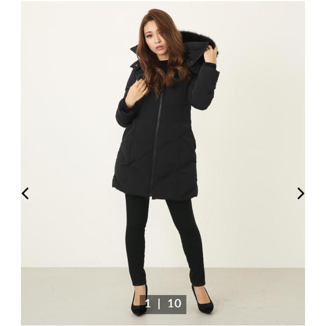 rienda(リエンダ)のrienda Faux Fur ストレッチダウンCT レディースのジャケット/アウター(ダウンコート)の商品写真