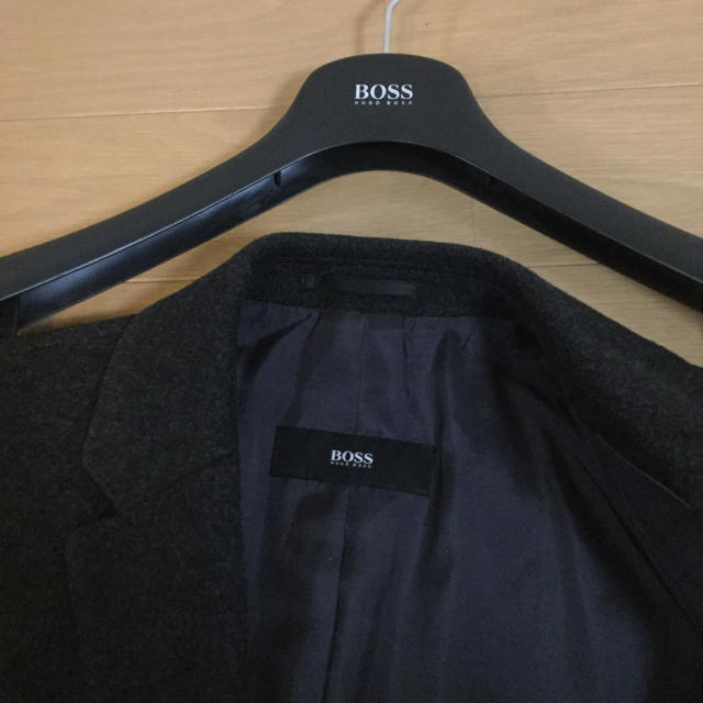 HUGO BOSS(ヒューゴボス)の【りりり様専用】ヒューゴ ボス HUGO BOSS チェスターコート メンズのジャケット/アウター(チェスターコート)の商品写真