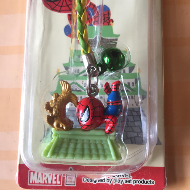 MARVEL(マーベル)のストラップ スパイダーマン 名古屋限定 根付け エンタメ/ホビーのアニメグッズ(ストラップ)の商品写真