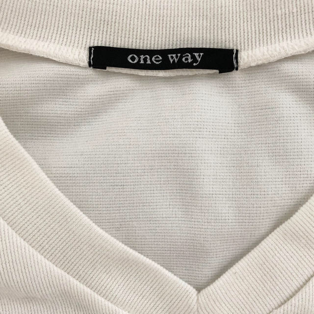 one*way(ワンウェイ)のワンウェイ ボーダーニット ホワイト one way レディースのトップス(ニット/セーター)の商品写真