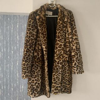 ZARA レオパード ファーコート ヒョウ柄