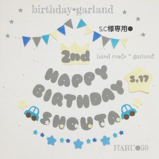 S.C様専用☻　バースデーガーランド 誕生日飾り 人気 新幹線 お食い初め(アルバム)