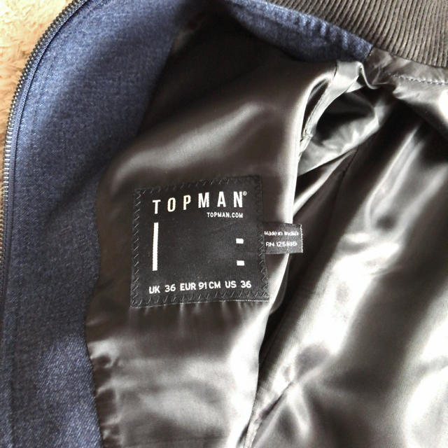 TOPMAN(トップマン)のTOPMAN TOPSHOP ブルゾン ジャケット メンズのジャケット/アウター(ブルゾン)の商品写真