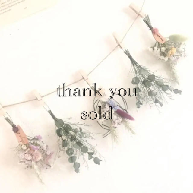 ハンドメイド✴︎ sale  dried flower ドライフラワーガーランド